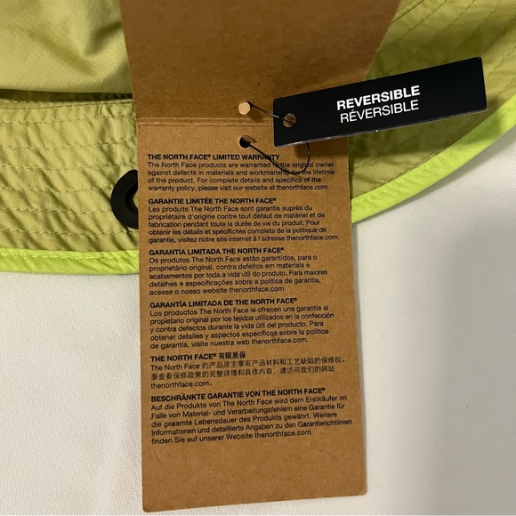 NWT The North Face Unisex Sun Stash Hat Green Bucket Reversible Packable - Picture 11 of 16